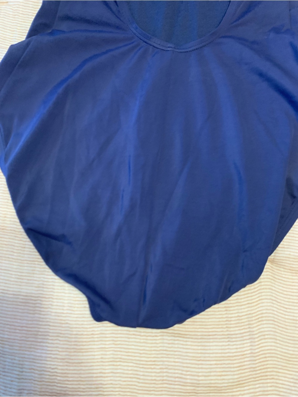 Nike Women’s Navy Blue Mesh V Back One Piece Swimsuit. Size L - Picture 12 of 13
